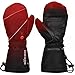 Heated Mittens for Men and Women - 7.4V 2200MAH Electric Rechargeable Battery Ski for Winter Skiing, Skating, Snow, Camping, Hiking Hand Warmer