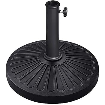 22lb Sunnyglade 18 22 Lbs Outdoor Living Heavy Duty Round Antiqued Patio Umbrella Base