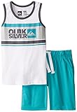 Quiksilver Little Boys' White Tank Top with Shorts
