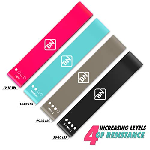 Beach Nook Resistance Loop Bands for Legs and Butt | Elastic Exercise Band Set for Women | Best Resi - //coolthings.us