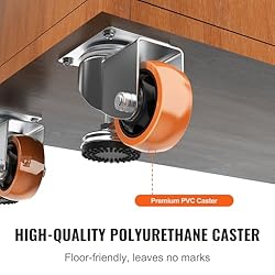 VEVOR Leveling Casters, Set of 4, 1800 lbs Total