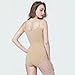 MISSALOE Women Seamless Basic Shapewear Mid-Thigh Bodysuit Comfort Bodyshaper