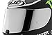 HJC HJ-09 RST Mirror Shield Motorcycle Helmet Accessories - Silver One Size AC-12, CL-15, CL-16,CL-17,CL-SP,CS-R1,CS-R2,FS-10, FS-15, IS-16, FG-15