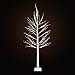 LED Birch Tree Lights LightMe Artificial 8FT 132 Warm White LED Lighted Birch Tree Lamp for Office, Home, Patio, Garden, Festival, Party, Wedding, Christmas, Halloween Decor Indoor Outdoor(White Tree)