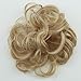 CAISHA Messy Scrunchie Bun Voluminous Wavy Hairpiece Heat-resistant Synthetic Fibres Blond Mix G30A