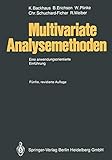 Image de Multivariate Analysemethoden: Eine Anwendungsorientierte Einf Hrung (German Edition)
