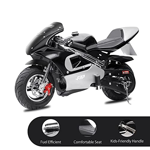 FRP 40cc 4 Stroke Pocket Bike 02, EPA Approved Mini Bike for Kids Max