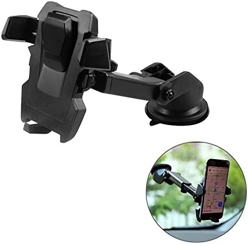 Universal Mobile Phone Retractable Car Holder for Samsung Galaxy M20, M10, A6s, A9 (2018), J4 Core, J4+, J6+, A8s, A9 Pro (2019) + MND Stylus