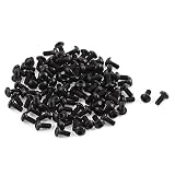 uxcell M2x4mm Thread Button Head Hex Socket Cap Screw Bolt 100pcs