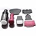 Welcomeuni Nail Art Stamping Plate Image Tool Kit with Double Ended Stamper & Scraper