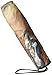 Rivers Edge Products Compact Folding Horse Umbrella, Brown, 42-Inch