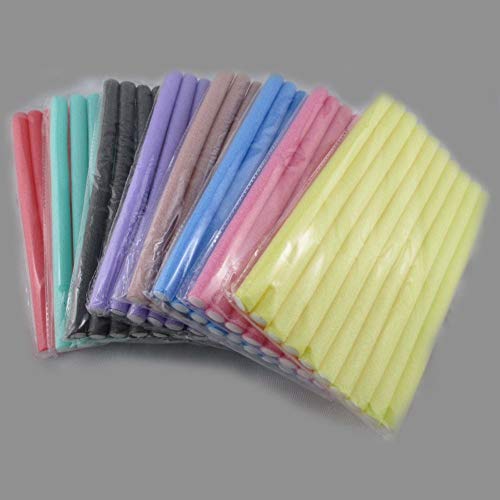 Moligh doll Fast Shipping Wholesale 10pcs Lot Curler Makers Soft Foam Bendy Twist Curls DIY Styling Hair Rollers Tool for Women Accessories