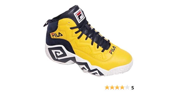 fila yellow shoes for men