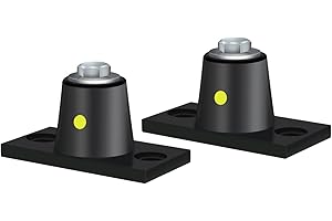 ATTISSTORE Floor Mount Vibration Isolator, 100% Neoprene, Capacity Range: 550 to 1100 lb.