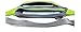 OrrinSports 3 Zippers Water Resistant Polyester Sports Fanny Pack with Waist Belt Black