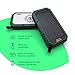 Green Maui, Solar Charger with LED flashlights | Qi Wireless Premium Power Bank | Portable Phone Charger | 20,000mAH | Fully Waterproof and Shock Resistant | Three USB Ports | External Battery