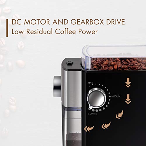 Upgrade Electric Burr Coffee Grinder for Coffee Lovers CHEFFANO 17