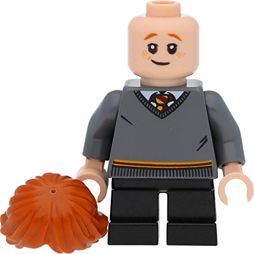 LEGO Harry Potter Minifigur Ron Weasley (Kind) mit Zauberstäben – Bild 6