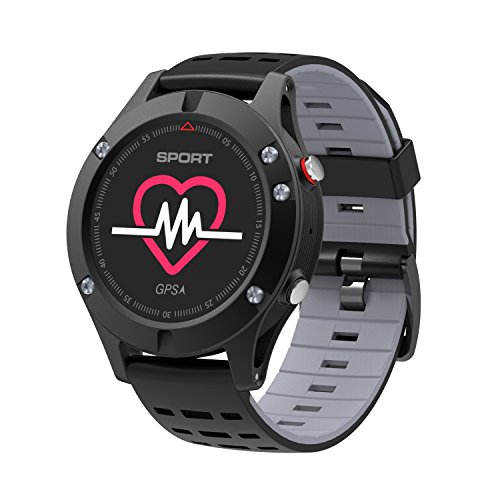 Bounabay GPS Smart Sports Watch Fitness Tracker with Activity Tracking Heart Rate Monitor Sleep Moniter Message Notification Waterproof Activity Tracker for Android and iOS