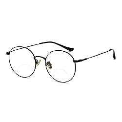 Fashion Round Bifocal Reading Glasses Men Sun