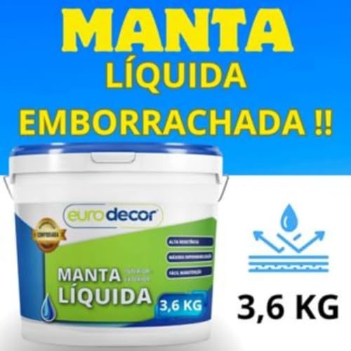 Manta Liquida Impermeável para Pisos e Paredes - 3,6Kg - Crômio