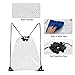 Clear Drawstring Bag,Transparent PVC Stadium Approved Drawstring Backpack for Work, Sports and Concerts