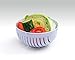 The Original EZ SALAD CUTTING BOWL | Quickly cuts vegetables, fruits, chicken & cheese | No cutting board needed | Uses as a strainer | salad chopper & salad cutter bowl by The Original Choice