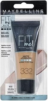 Maybelline Fit Me Matte & Poreless Foundation 30ml 332 Golden Caramel