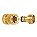 Garden Hose Quick Connect,Zinger Easy Connect Garden Hose Quick Connector,4 Set 3/4