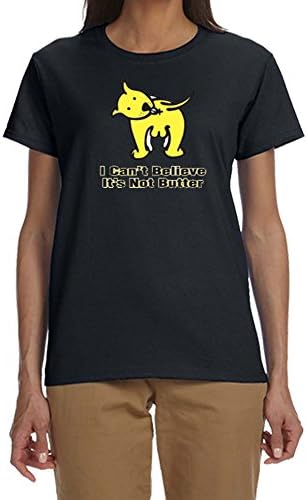 I can't Believe it's not butter Womens Small White T-Shirts