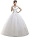 Eyekepper Double Shouder Floor Length Bridal Gown Wedding Dress Custom Size 2, White
