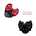 6 Pack Two-Way Bowknot Decor Snood Net Barrette Hair Clip Bun Cover Valentine's Day Women Day Gifts