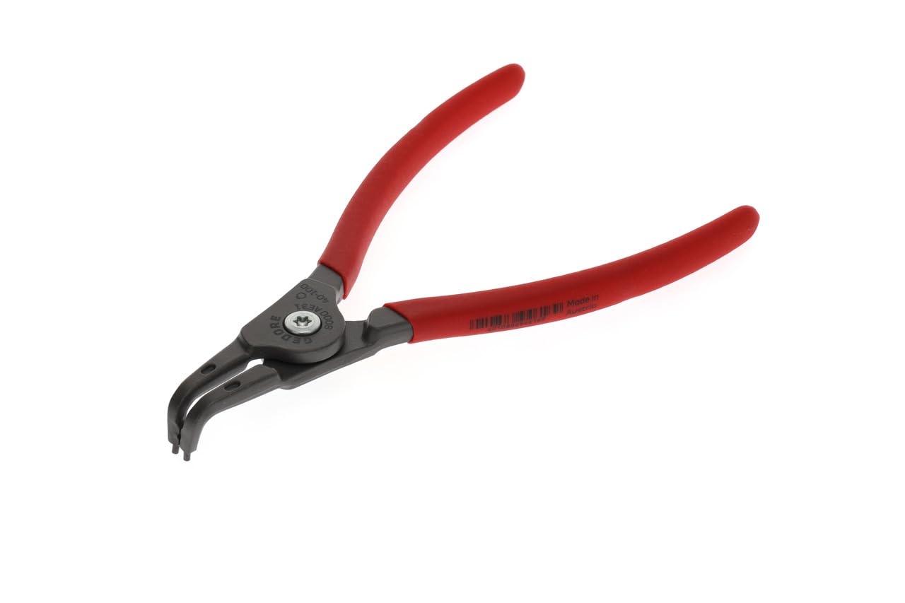 GEDORE Circlip pliers for outer circlips, Internal opening spring, 90° angled, Tip dia. 2.3 mm, 8000 AE 31