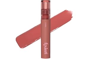 ETUDE Fixing Tint #12 Salmon Brick (4g) | Long Lasting High Pigmented Liquid Lipstick | Waterproof Lightweight Matte Finish Lip Stain | Full Coverage | Korean Makeup, Kbeauty
