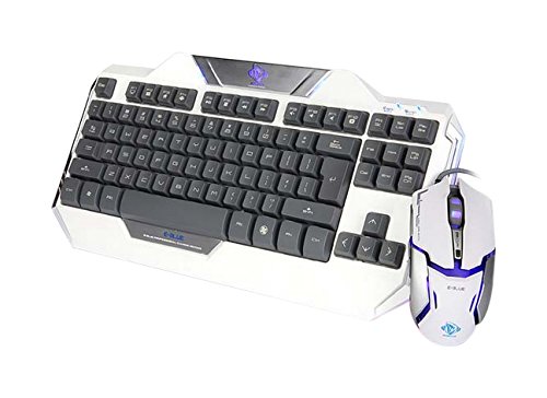 E-blue EKM811WHUSIU USB Black,White keyboard