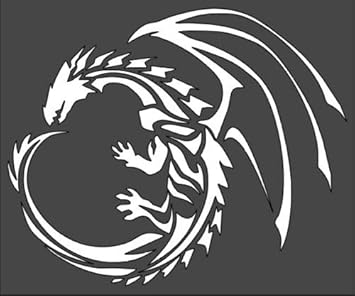 Amazon Co Jp 絵画用ステンシル 5 X 6 ドラゴン ミス フェアリーテール 中世風 ホーム キッチン