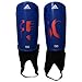 adidas Performance F50 Youth Shin Guards, Power Blue/Solar Orange/White, Small