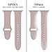UPOLS Compatible with Apple Watch Band 38mm 42mm 40mm 44mm Sport Band, Silicone Sport