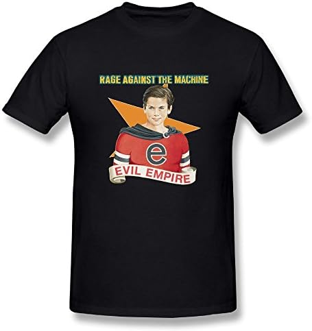 JudeB Mens Rage Against The Machine Evil Empire Casual Tees Black 3X