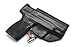 Concealment Express IWB Holster fits S&W Shield 45 | RH | CF BLK KYDEX | USA Made | Rounded Gear