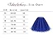 Tideclothes Women's Short 6 Layer Midi Tulle Tutu Prom Party Skirt