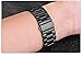 for Galaxy Watch Active2 44mm 40mm Metal Bands Men Women, 2 Pack Magnetic Loop Band + Solid Stainless Steel Metal Strap, Black