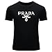 Prada Mens Printed Short Sleeve tops t shirts
