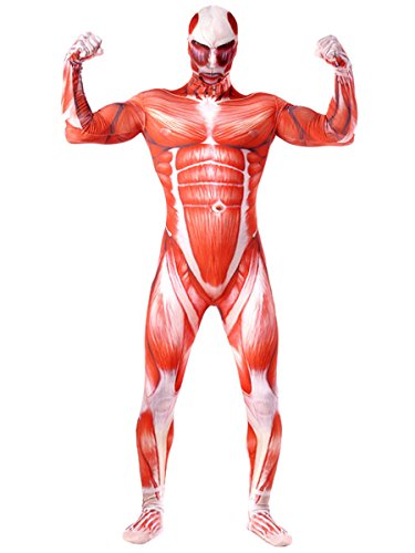 Wraith of East Attack on Titan Cosplay Shingeki No Kyojin Muscle Man Zentai