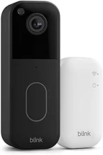 Blink Video Doorbell (newest model) – Head-to-toe HD view, two-year battery life, and simple setup. Sync Module Core included – System (Black)