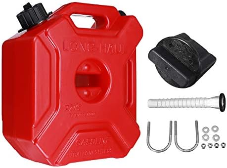 5L Black Portable Gas Fuel Can With Lock For ATV UTV Motorcycle – RealTopAutoseller