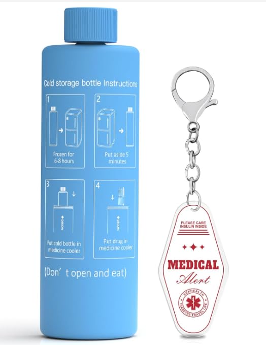 KEKHEALTH Insulin Cooler Travel Case Biogel Accessory