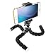 Tripod,AFUNTA Strong Flexible Tripod Stand with Free Mobile Cell Phone Holder, Mini Tripod for Travel with Flexible Top and Legs for GoPro / Digital Camera and Most Brands Smartphone