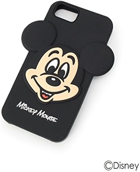Amazon Co Jp オゾック Ozoc Lグッズ Iphone66s78対応 スマホケース ミッキーマウス ブラック 619 00 服 ファッション小物