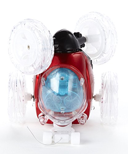 Mindscope Turbo Twisters RED 27 MHz Bright LED Light Up Stunt RC Remote Control Vehicle